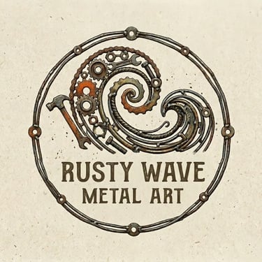 Rusty Wave Metal Art logo