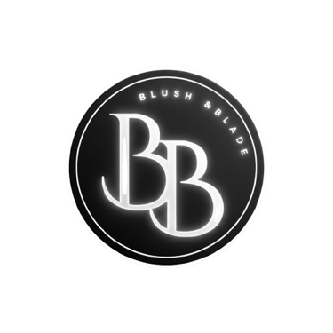 Blush & Blade Salon logo