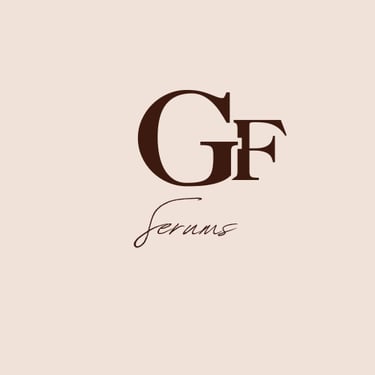 GF SERUMS and COSMETICS logo