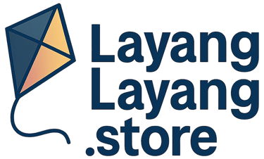 Toko online layang layang berkualitas dengan berbagai pilihan layang-layang, aksesoris, dan produk pre order. logo