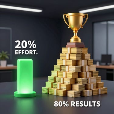 A glowing neon blue financial graph rising upward on a dark background.