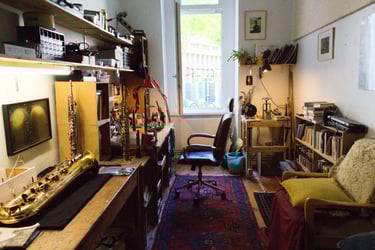 Werkstatt Richten25 Gerichtstr. 25 Holzblasinstrumente Reparatur Saxophon Klarinette Flöte