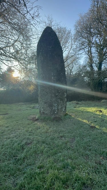 Menhir Bretagne Eulalie Motte