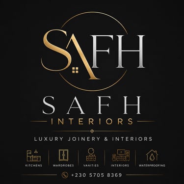 SAFH INTERIORS logo