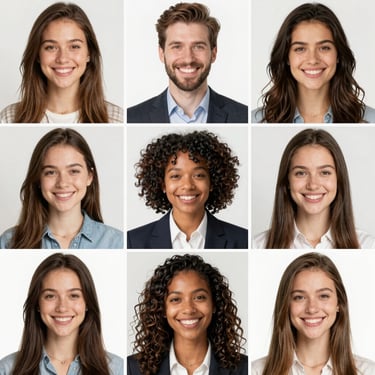 A professional recruiter warmly shaking hands with a candidate in a modern office setting.