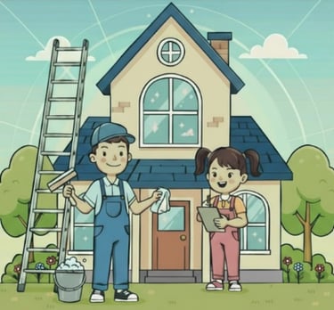 Purely Panormaic window cleaning logo