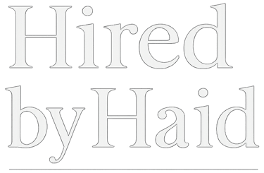 Hired by Haid logo