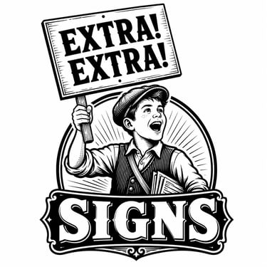 Extra! Extra! Signs logo