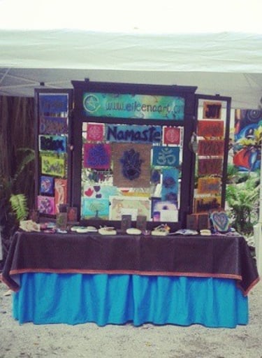 art booth  table