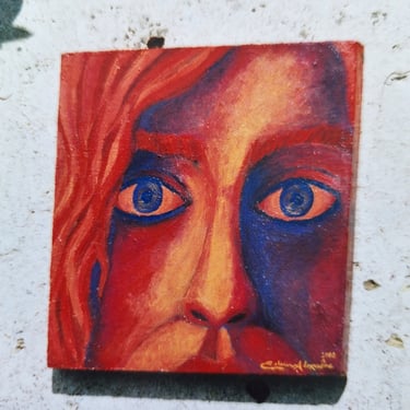 painting of a face