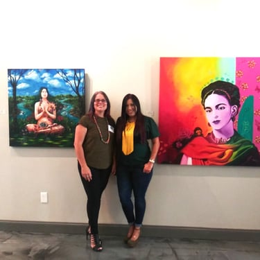 artists on a gallery