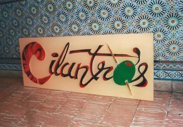 restaurant sign