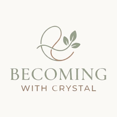 Becoming with Crystal: Break Cycles, Build Self logo