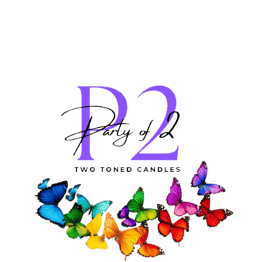 Party of 2 Candle Co. logo