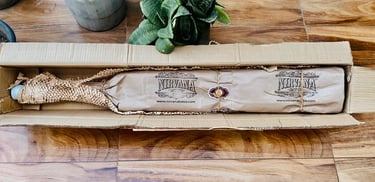 Hand-finished Nirvana cricket bat crafted in the Surat atelier.