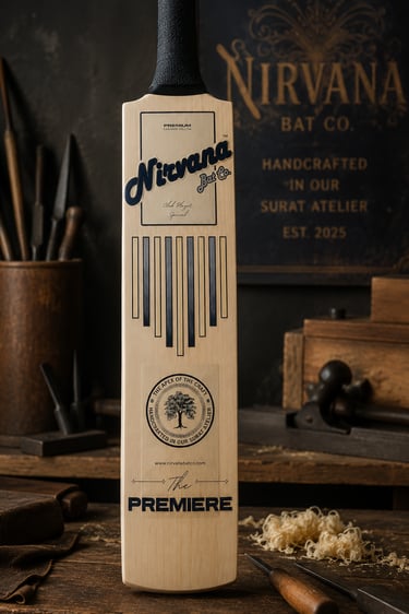 Nirvana Soft Tennis Cricket Bats Collection handcrafted in the Surat atelier.