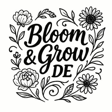 Bloom & Grow DE logo