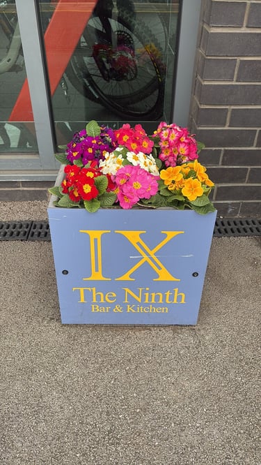 Second planter sponsored by the 9th Bistro in Castleford