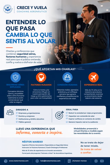 entender lo que pasa Cambia lo que sentis al volar