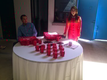 edecán y esa de promocionales para evento