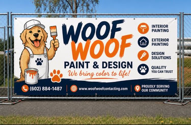 Woof Woof Paint and Design LLC logo