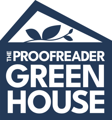 The Proofreader Greenhouse logo
