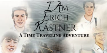 I Am Erich Kästner: A Time Traveling Adventure logo