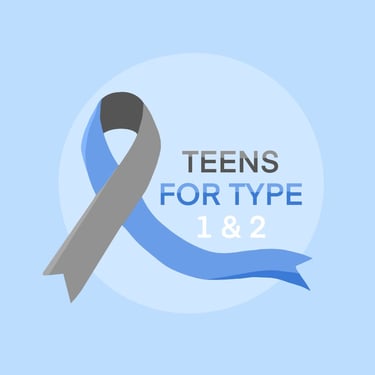 Teens for Type 1 & 2 logo