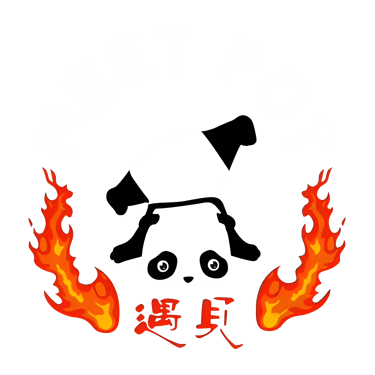 korean and chinese hotpot and bbq logo