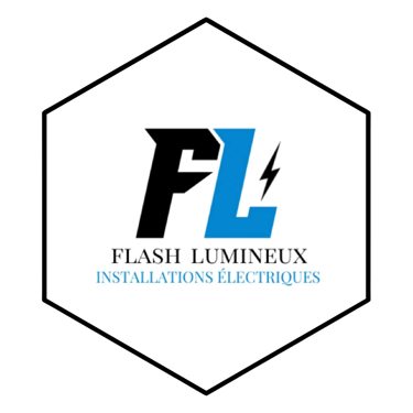 Flash lumineux logo