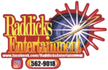 RADDICKS ENTERTAINMENT Karaoke service and more logo