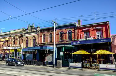 Brunswick Street in Fitzroy, Melbourne