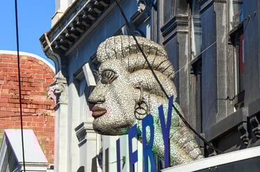 Sign on Brunswick Street in Fitzroy, Melbourne