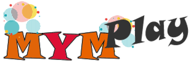 MyM Play Pasacalles y Banderas personalizados y pintados a mano logo