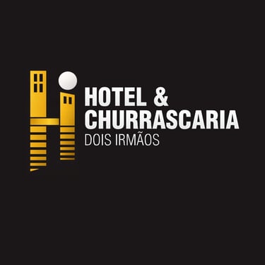 Hotel e churrascaria 2 irmão logo