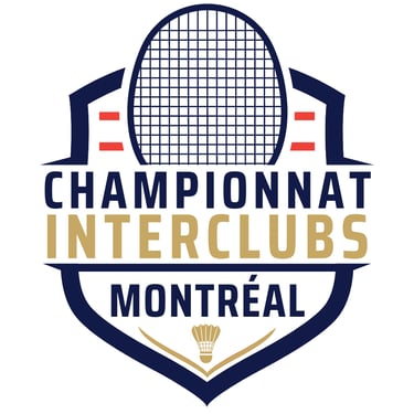 Championnat Interclubs de badminton à Montréal logo
