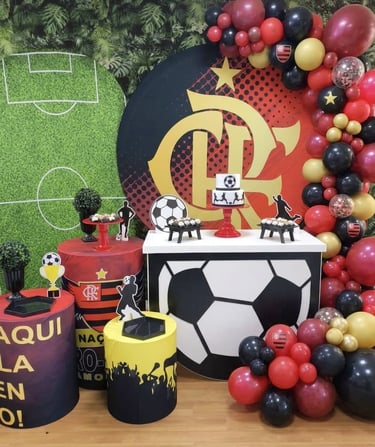 decoração aniversario futebol flamengo
