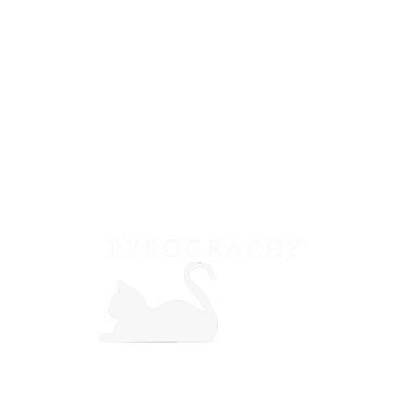 Cat'N'Wheel Pyrography logo