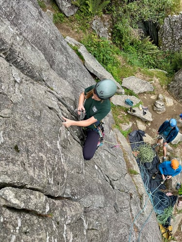 Trad climbing course