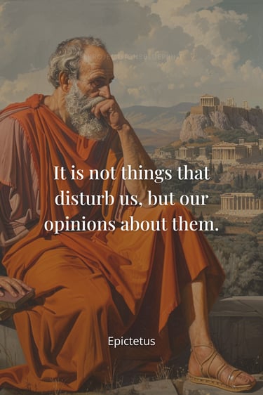 Stoic Quote By Epictetus