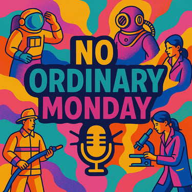 No Ordinary Monday Podcast logo