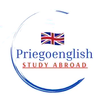 Priegoenglish logo