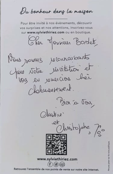 The good review from guest after their stay at Domaine Des Lucques in French français