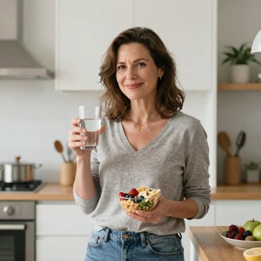 American woman making small changes for weight loss with simple daily habits and Yucca Health GLP-1