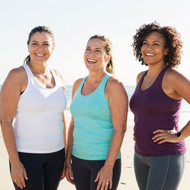 Women of all ages losing weight fast and burning fat with SkinnyRx GLP-1 female-focused program