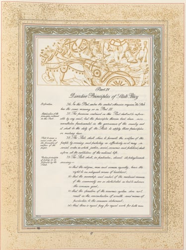 arjuna&krushna-indian-constitution