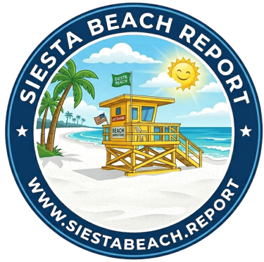 The Siesta Beach Report Logo