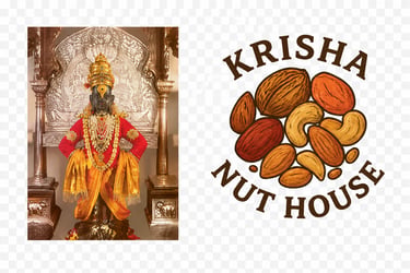 Krisha Nuts Dryfruits logo