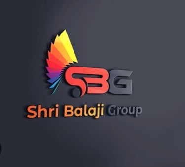 Shree balaji borewell and construction company logo