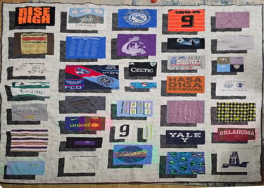 custom keepsake quilt from shirts